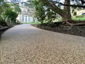Resin bound driveway under a mature tree